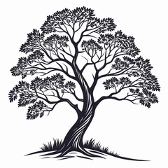 tree silhouette vector