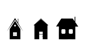 Illustration of architectural concepts, virtual houses, Marketing illustrations, vector houses, real estate.