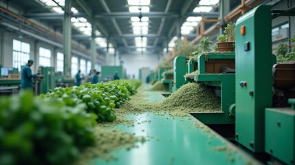 Indoor Hydroponic Farm with Advanced Agricultural Technology, Waste Recycle Management