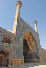 Obraz premium Located in Iran's Isfahan province, Jameh Mosque was built in the 9th century.