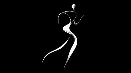 Gradient silhouette of a runner in a very energetic sprint or running position and Ideal for sportswear brands, running shoes, fitness equipment or athlete nutritional supplements