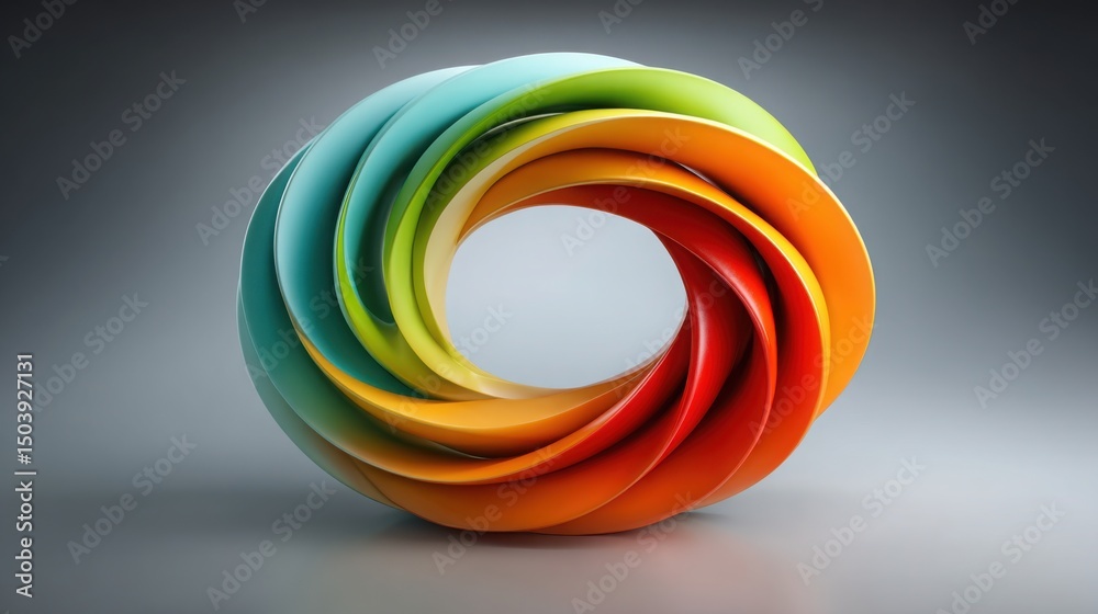 Poster top-down structure of business operating model icon concept illustrating the flow of operations and 