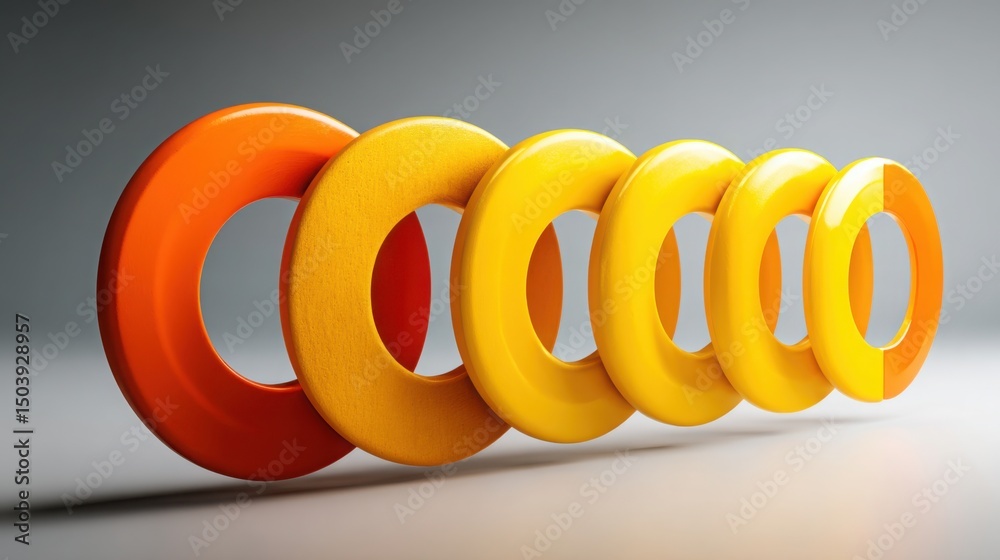 Poster scalable offer loop icon concept automated growth circuit for business strategy and marketing optimi