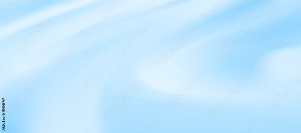 Poster abstract blue pastel background fluid gradient with blurred wave pattern,soft light fuzz blue tone.v