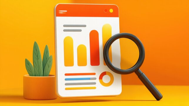 Seo content idea generator icon concept focused on generating article ideas to enhance online marketing efforts