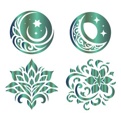 The beauty of symmetry in luxurious Islamic artistic designs