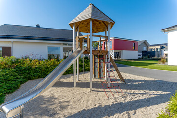Einfamilienhaus in Wohnsiedlung