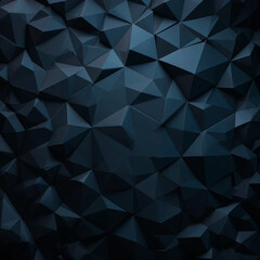 Fototapeta premium Dark 3D Geometric Abstract Background for Tech and Design Projects