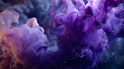 Colorful coral reef with tropical fish in an aquarium or blue ocean underwater scene