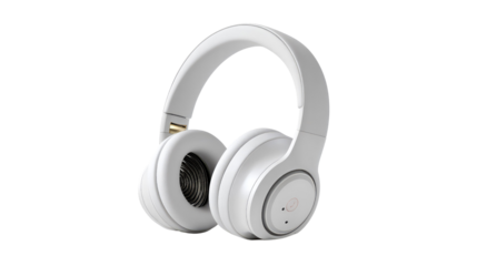 Sonic Serenity: Studio-quality wireless headphones, in crisp tones, lie isolated. Perfectly conveying simplicity. 