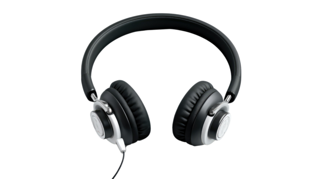Headphones in Focus: These headphones stand out in high definition, sleek design, inviting you to lose yourself in your favorite audio. Highlighting the features and quality