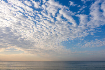 blue sky with clouds