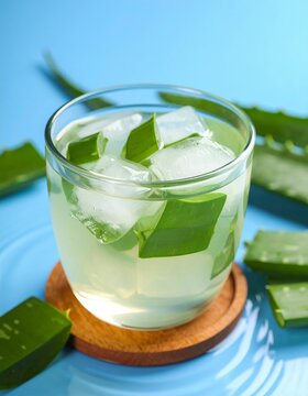 Refreshing glass of ald ald with a glimmering surface captured against a soft background, perfect for summer quenching and elegant beverage presentation ideas