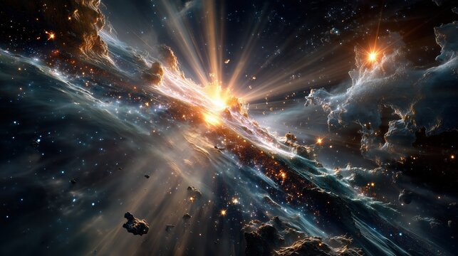 Cosmic Starburst in Deep Space