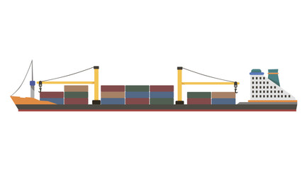 cargo container ship