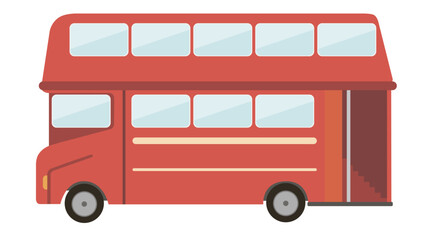 red double decker bus