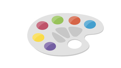 palette and brushes