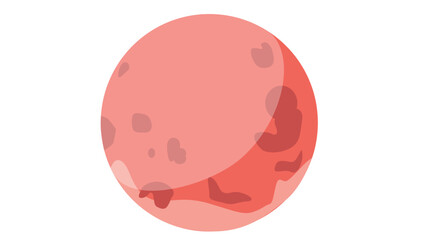 vector illustration of a planet