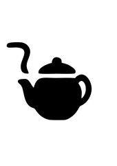 teapot isolated on white