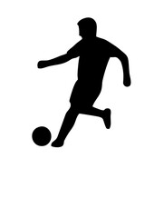 football player silhouette