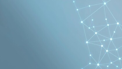 Fototapeta premium Abstract grey and light blue tech background; minimalist network connections Sophisticated design for communication & innovation, grey, futuristic