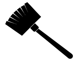 Cleaning Brush Icon Vector, Cleaning Brush Clipart