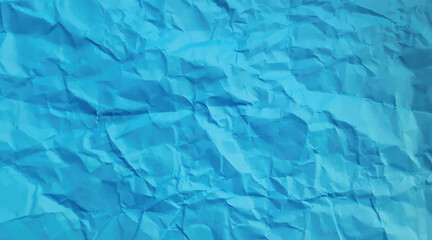 blue crumpled paper background that highlights its texture and detail. crumpled paper texture,  Blue background, and textured background