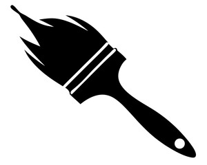 Paint Brush Vector – Artistic Brush Icon Clipart