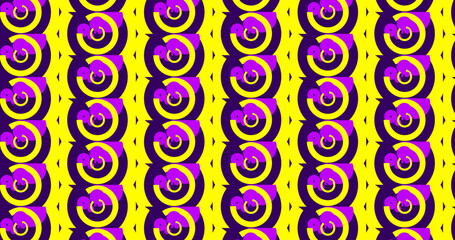 Abstract Geometric Pattern of Colorful Triangles