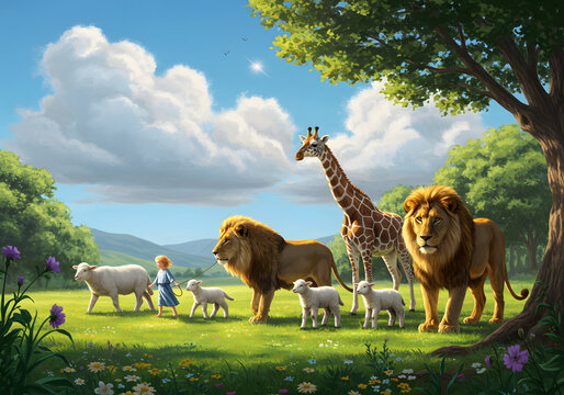 A little child shall lead them(Isaiah 11:6)