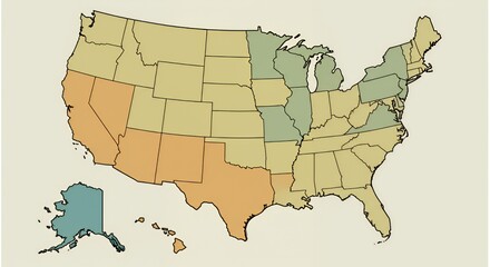United States Map: Regional Divisions