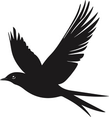 Obraz premium Minimalist Flying Bird Design