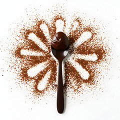 Chocolate Truffle on Spoon Gourmet Dessert