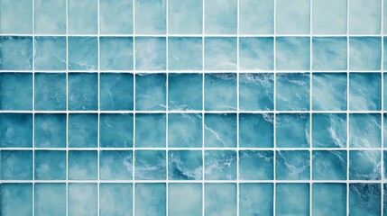 Underwater pool tile texture with moving reflections, great for luxury visuals, resort promotions, and calm aqua aesthetics.