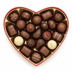 HeartShaped Chocolate Box Valentines Day Gift