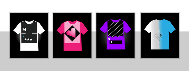 Trendy Summer T-Shirt Design Bundle with Modern Typography and Geometric Shapes