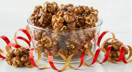 Chocolate Caramel Popcorn Recipe Festive Treat