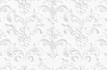 Fototapeta premium Bright white dobby background with fine
