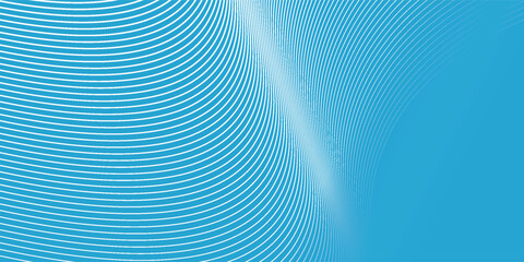 Cyan blue abstract background with curve line for backdrop or presentation