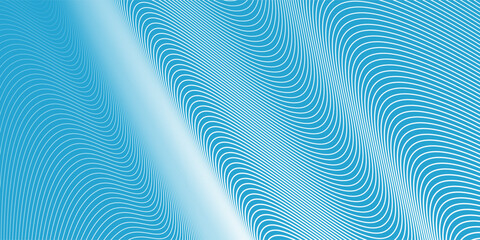 Fototapeta premium Cyan blue abstract background with curve line for backdrop or presentation, eps10.