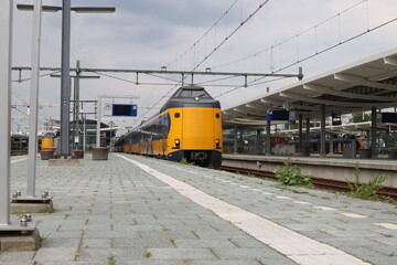 Koploper ICM intercity  train at the Zwolle train station