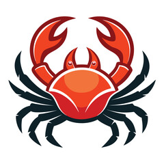 crab-color isolated-crab-on-white-background