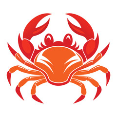 crab-color isolated-crab-on-white-background