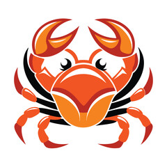 crab-color isolated-crab-on-white-background