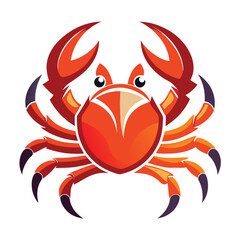 crab-color isolated-crab-on-white-background