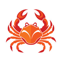 crab-color isolated-crab-on-white-background