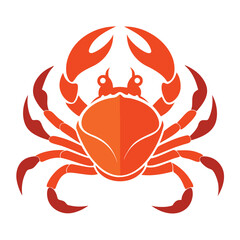 crab-color isolated-crab-on-white-background