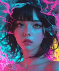 Cinematic anime girl 1