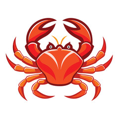 crab-color isolated-crab-on-white-background