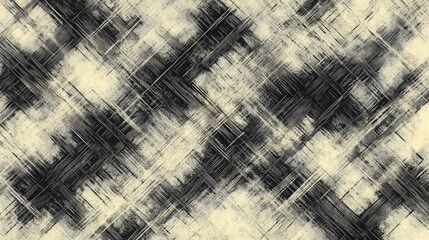 Fototapeta premium Crosshatched linen texture in neutral tones with fine weave detail